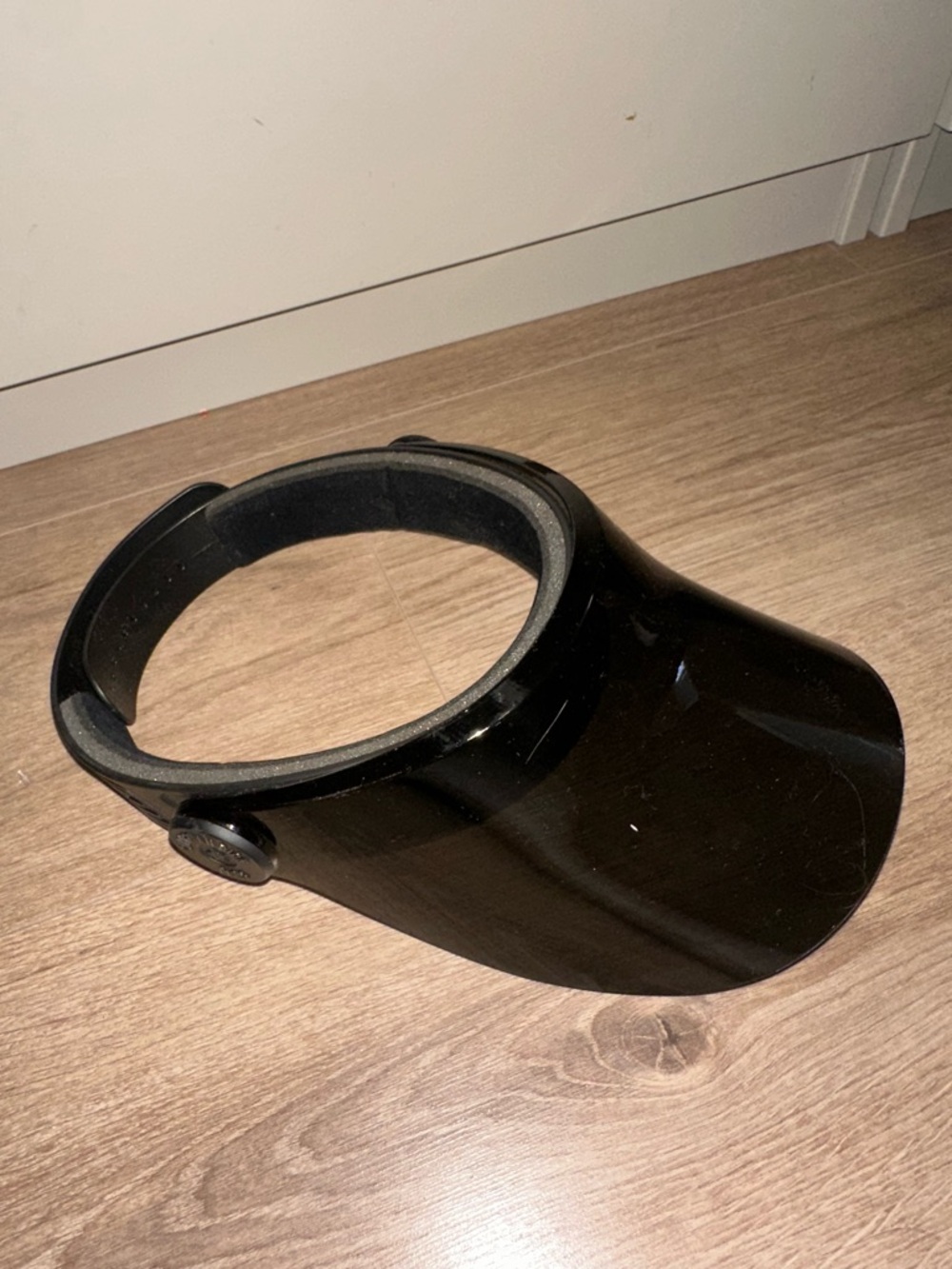 Dior Black Adjustable Visor Shield